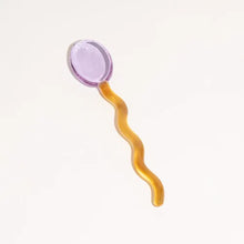 Load image into Gallery viewer, Wavy Glass Dessert Spoons - Image 19