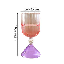 Load image into Gallery viewer, Geometric Gradient Wine Glass - Image 8