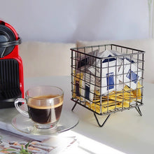 Load image into Gallery viewer, Desktop Iron Storage Basket - Image 6