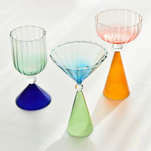 Load image into Gallery viewer, Geometric Gradient Wine Glass - Image 4