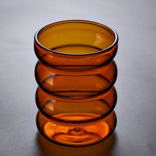 Load image into Gallery viewer, Wavy Amber Glassware - Image 8