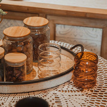 Load image into Gallery viewer, Wavy Amber Glassware - Image 4
