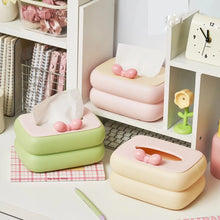 Load image into Gallery viewer, Pastel Bow Tissue Box - Image 2