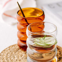 Load image into Gallery viewer, Wavy Amber Glassware - Image 6