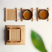 Load image into Gallery viewer, Bamboo Tea Coasters - Image 2