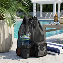 Load image into Gallery viewer, Mesh Swim Backpack
