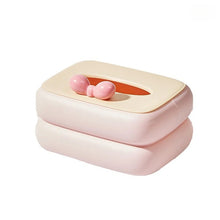 Load image into Gallery viewer, Pastel Bow Tissue Box - Image 6

