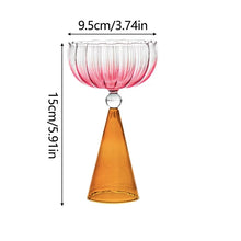Load image into Gallery viewer, Geometric Gradient Wine Glass - Image 10
