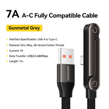 Load image into Gallery viewer, Elbowed Fast Charge Cable - Image 6
