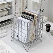 Load image into Gallery viewer, Desktop Iron Storage Basket - Image 8
