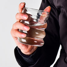 Load image into Gallery viewer, Wavy Amber Glassware - Image 5
