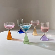 Load image into Gallery viewer, Geometric Gradient Wine Glass - Image 6
