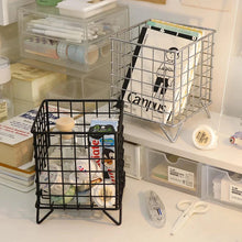 Load image into Gallery viewer, Desktop Iron Storage Basket - Image 1
