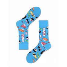 Load image into Gallery viewer, Sushi Print Crew Socks - Image 4
