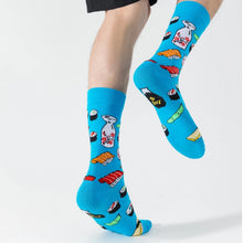 Load image into Gallery viewer, Sushi Print Crew Socks - Image 3
